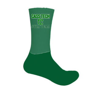 Cass Tech Crew Socks - Green