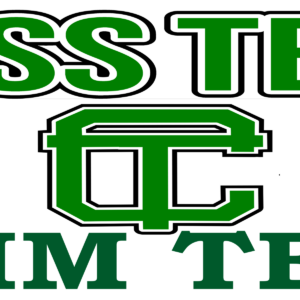 Cass Tech Decal Swim Team 3x11 white